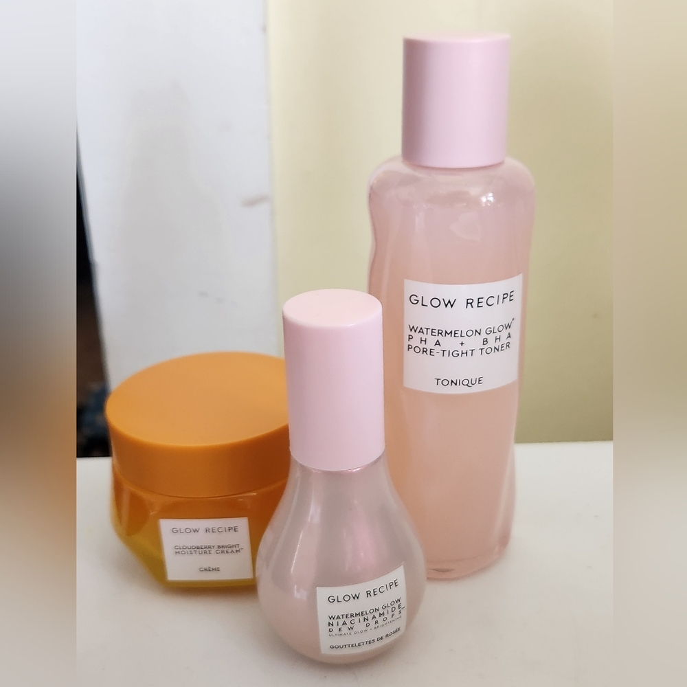 Glow Recipe Skincare Full Sized Bottle Lot